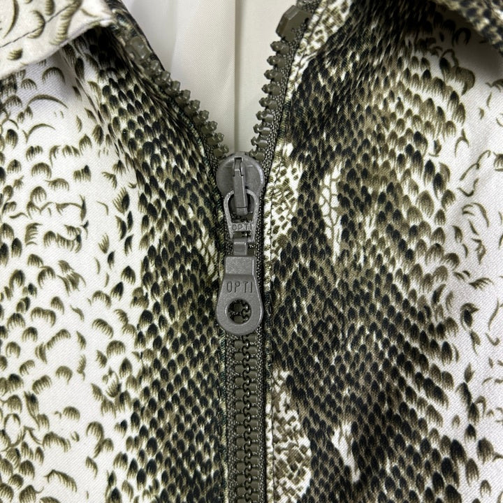 M Jacke dünn Schlangenmuster