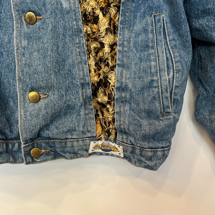 M Jeansjacke Kunstfell