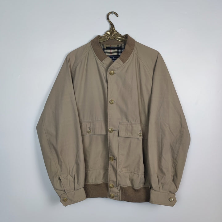 L Vintage Burberry Bomber Jacke.