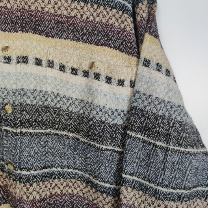 L  Vintage Burton Classic gemustertes Hemd