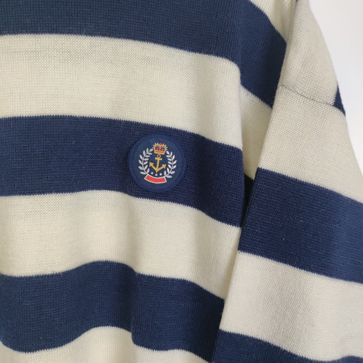 S Vintage Marine Pullover Streifen