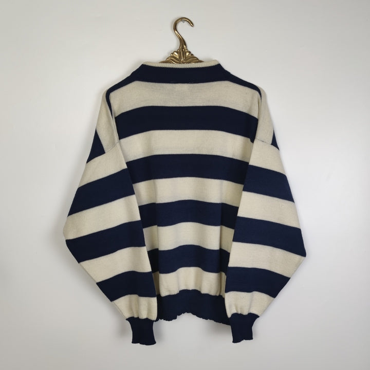 S Vintage Marine Pullover Streifen