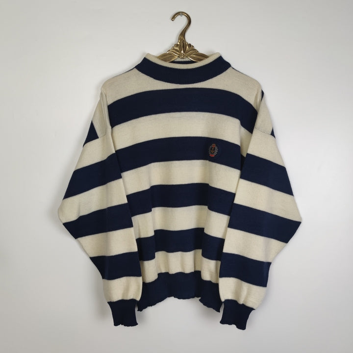 S Vintage Marine Pullover Streifen