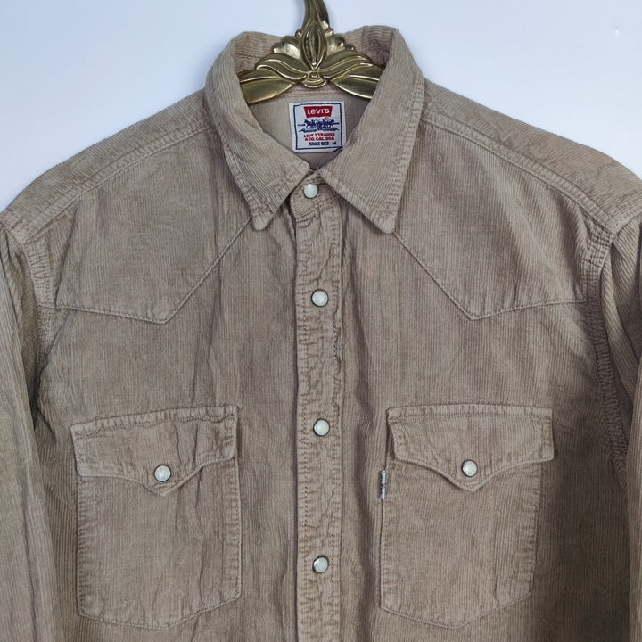 M Vintage Levi's Cord Hemd Braun