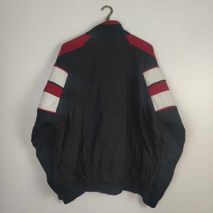 L Puma Trainingsjacke schwarz/rot