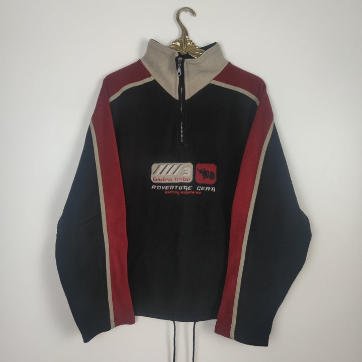 M Tundra Tribe Fleece Pullover schwarz/rot