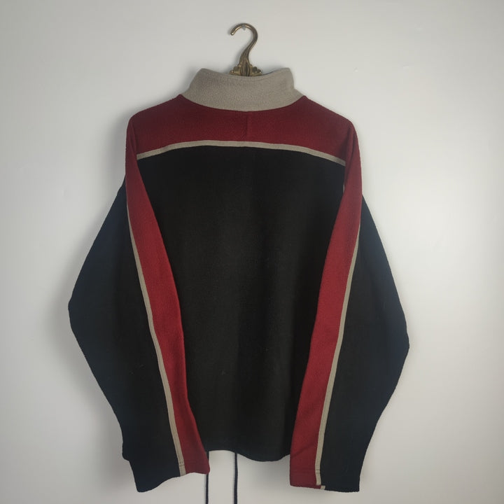 M Tundra Tribe Fleece Pullover schwarz/rot