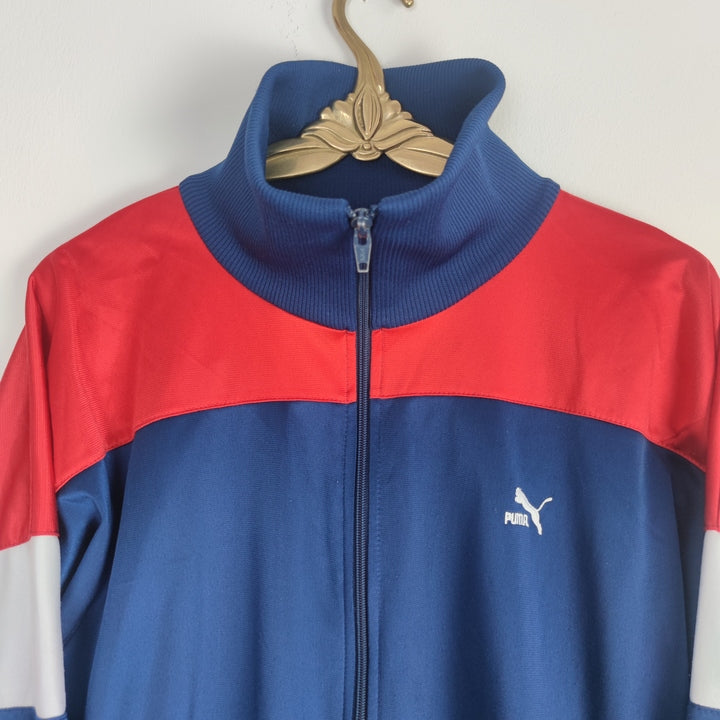 M Trainingsjacke Puma blau/rot