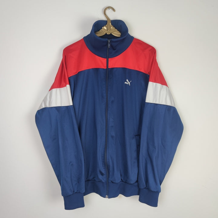 M Trainingsjacke Puma blau/rot