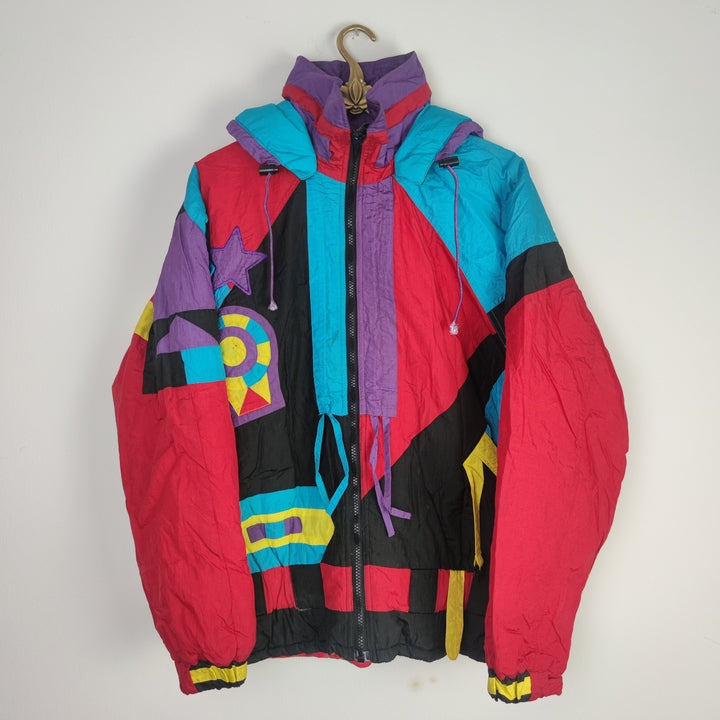 M Funky Jacke Lila Stern mitteldick