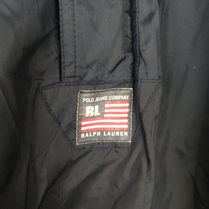 XXL Ralph Lauren Wendejacke Fleece blau/rot