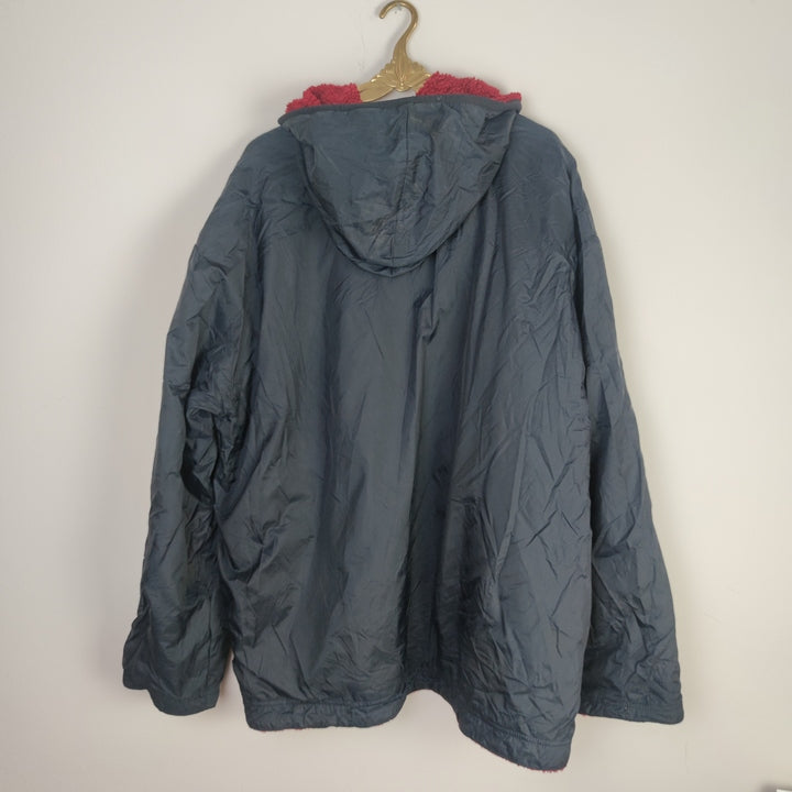 XXL Ralph Lauren Wendejacke Fleece blau/rot