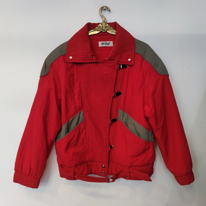 M Bomberjacke rot/grau