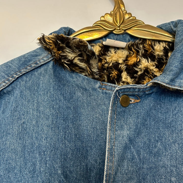 M Jeansjacke Kunstfell