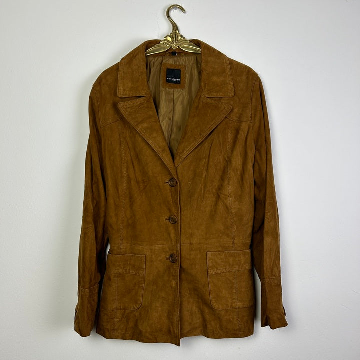 M Mark Adam Wildleder Jacke braun