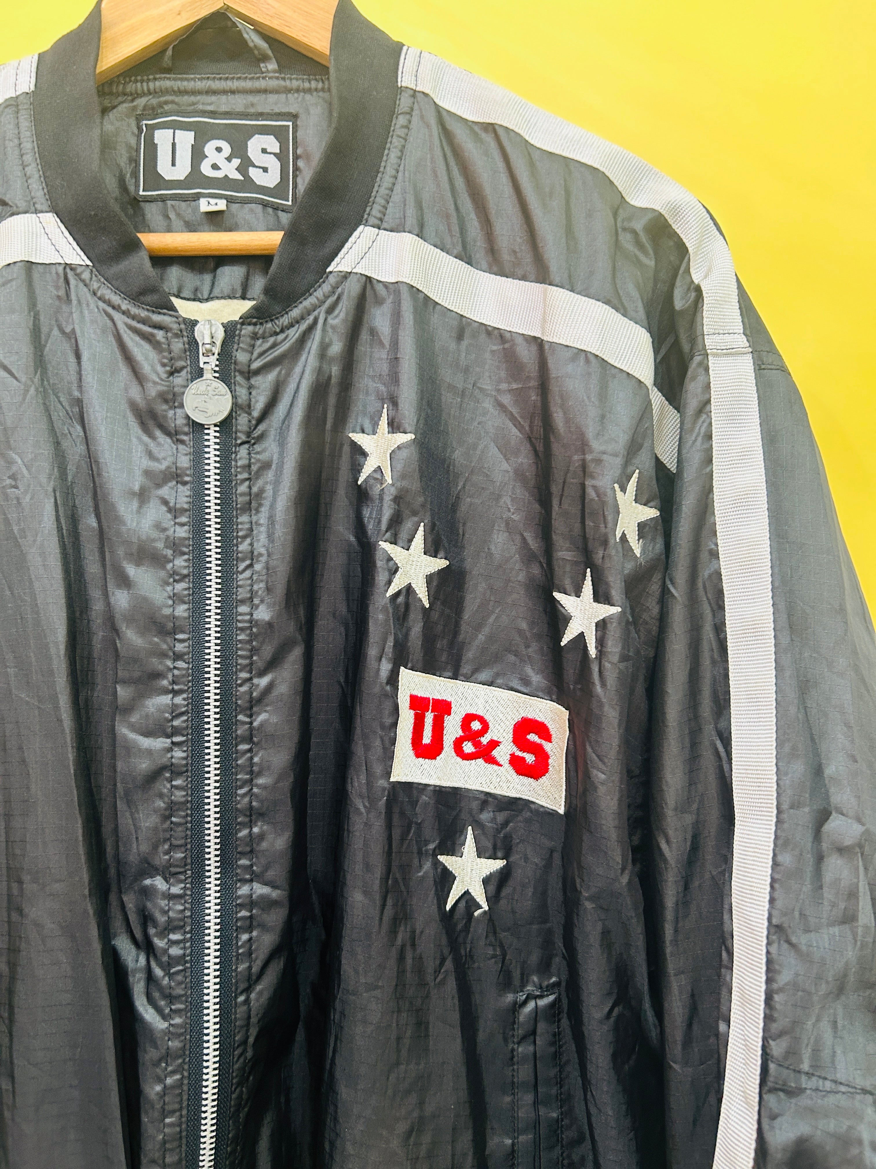 L Vintage U&S Jacke schwarz
