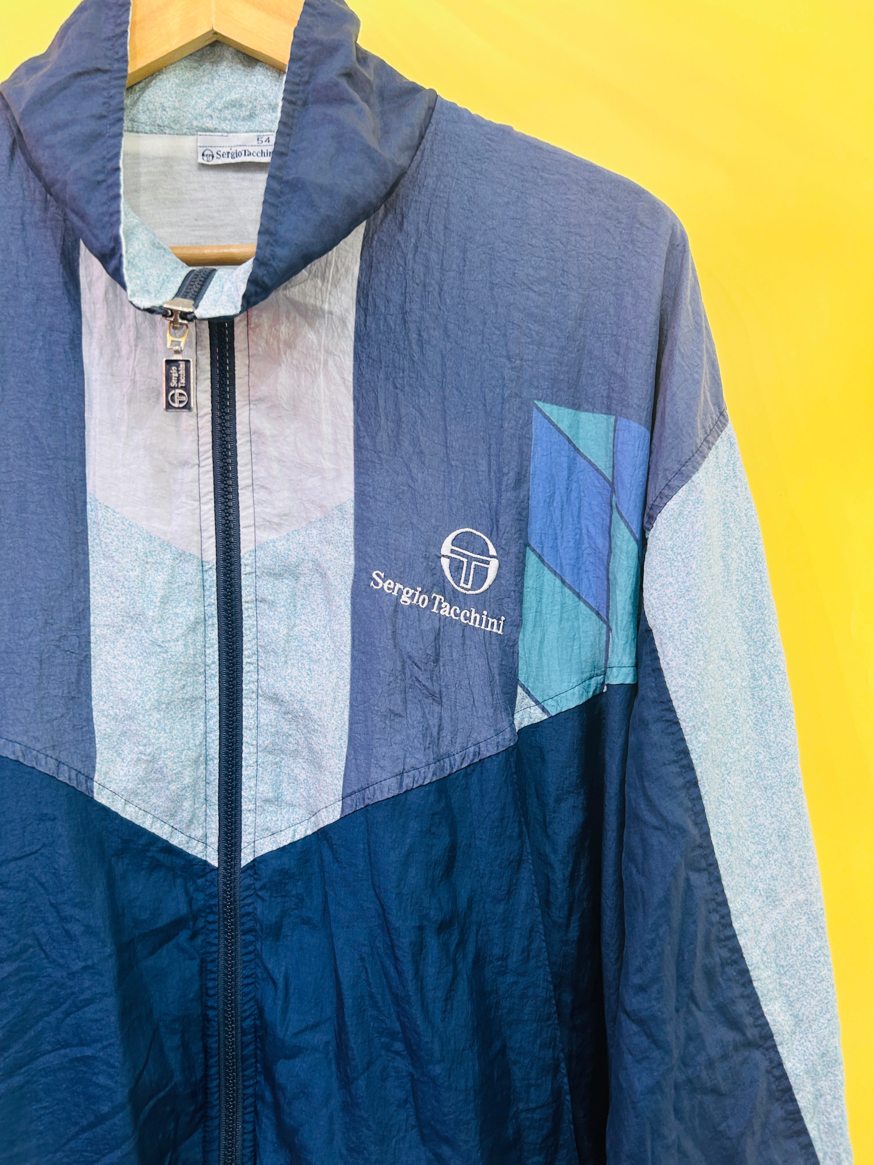 M-L Sergio Tacchini Trackjacket blau