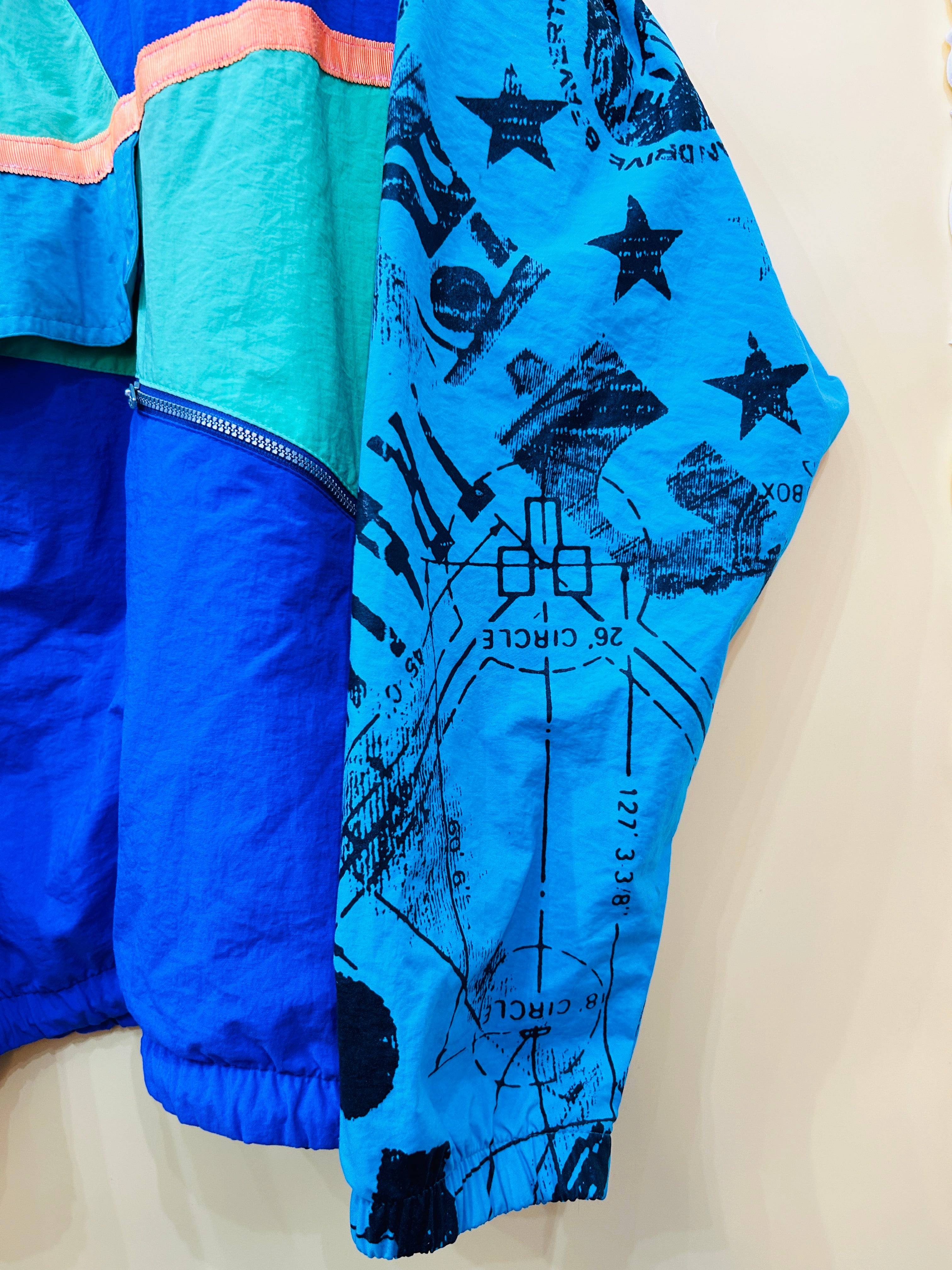 XL Nike Windbreaker blau/grün