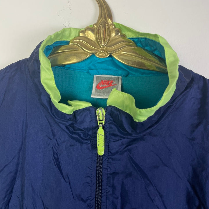 M Nike Trainings Jacke blau/grün
