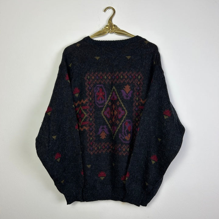 M Pullover geometrische Muster