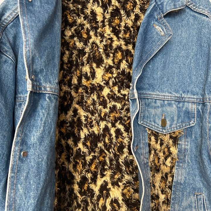 M Jeansjacke Kunstfell