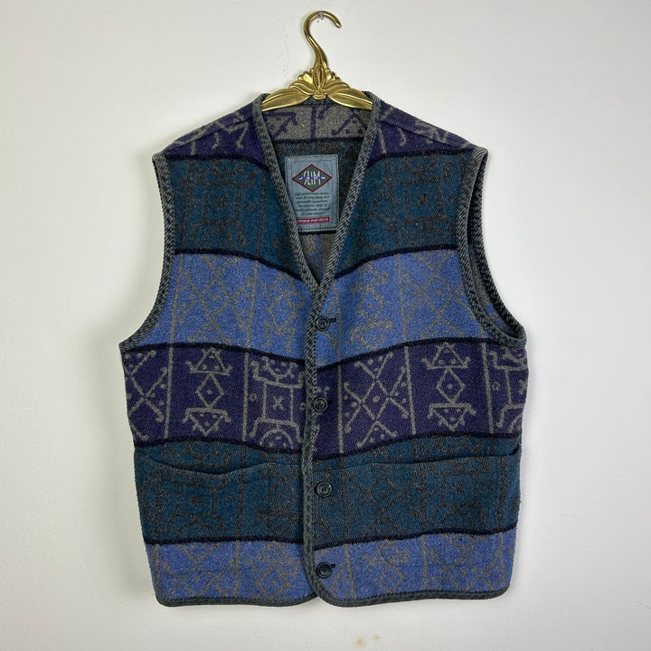 L-XL Weste Navajo Muster