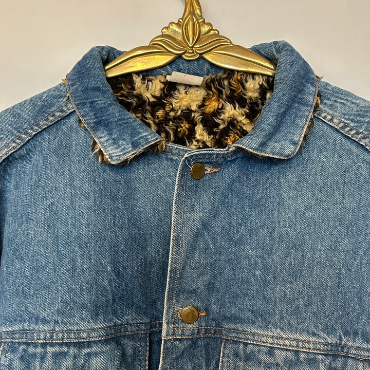 M Jeansjacke Kunstfell