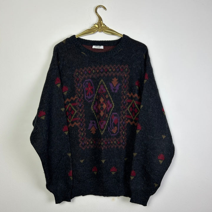 M Pullover geometrische Muster