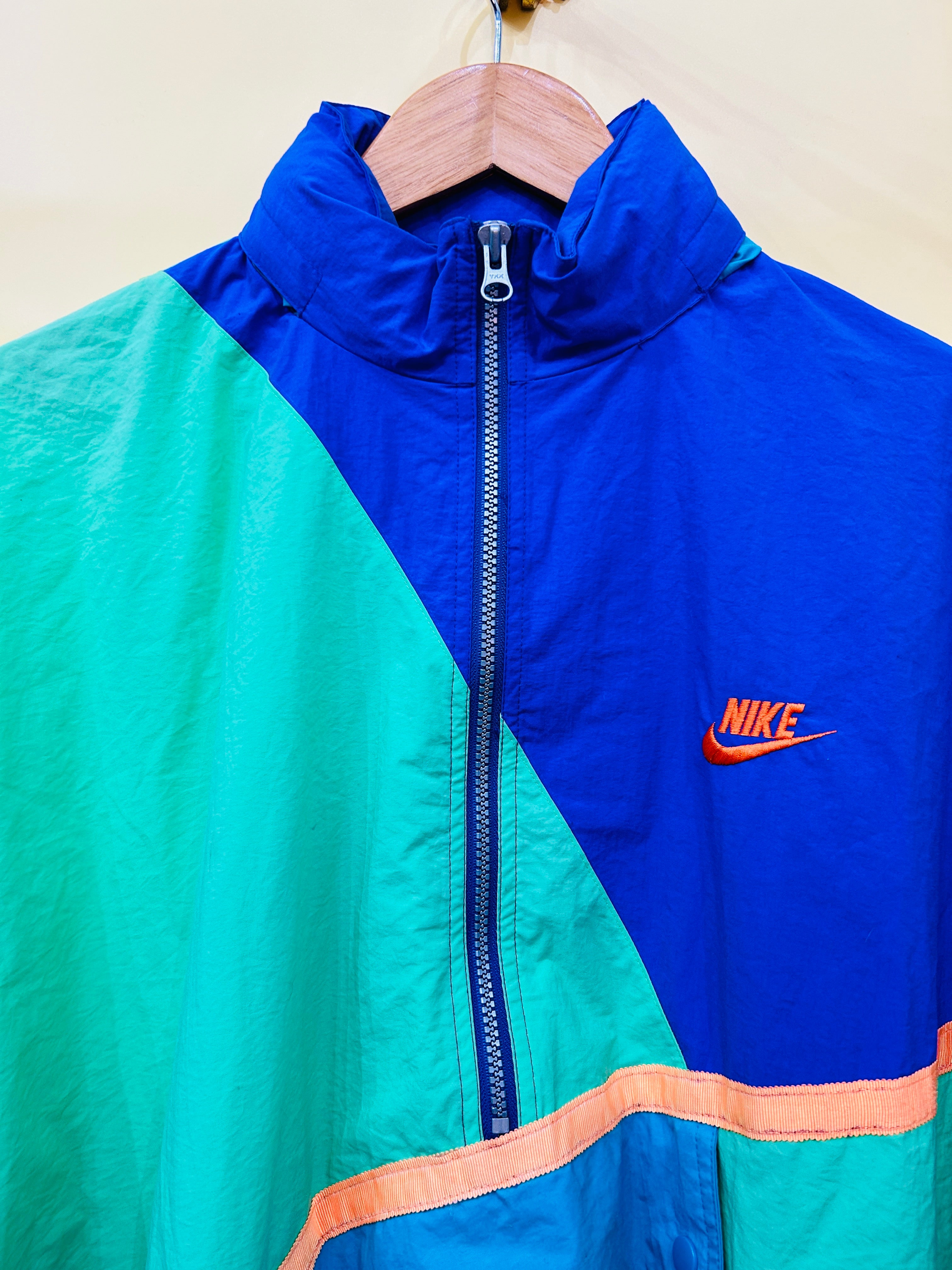XL Nike Windbreaker blau/grün