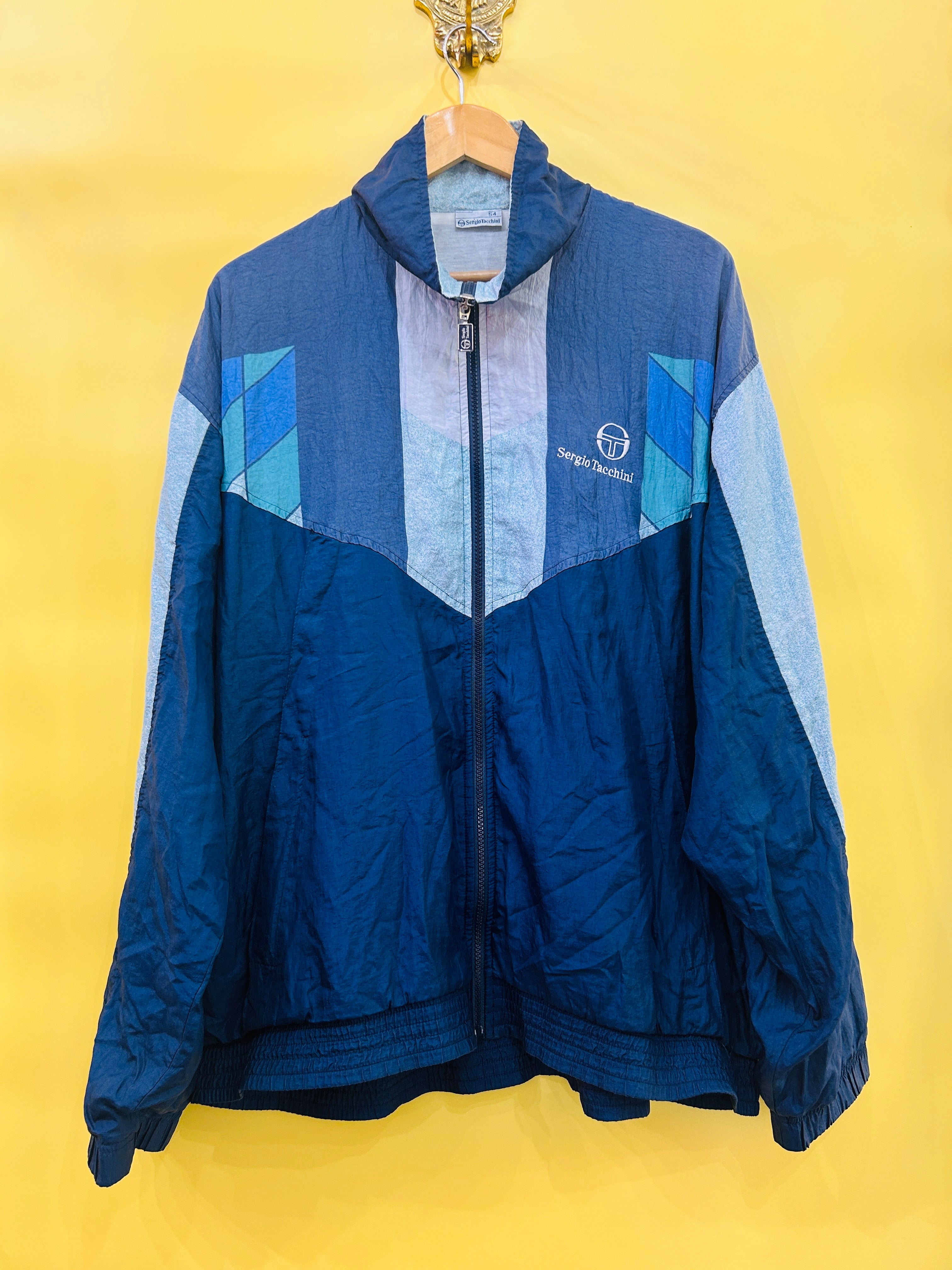 M-L Sergio Tacchini Trackjacket blau