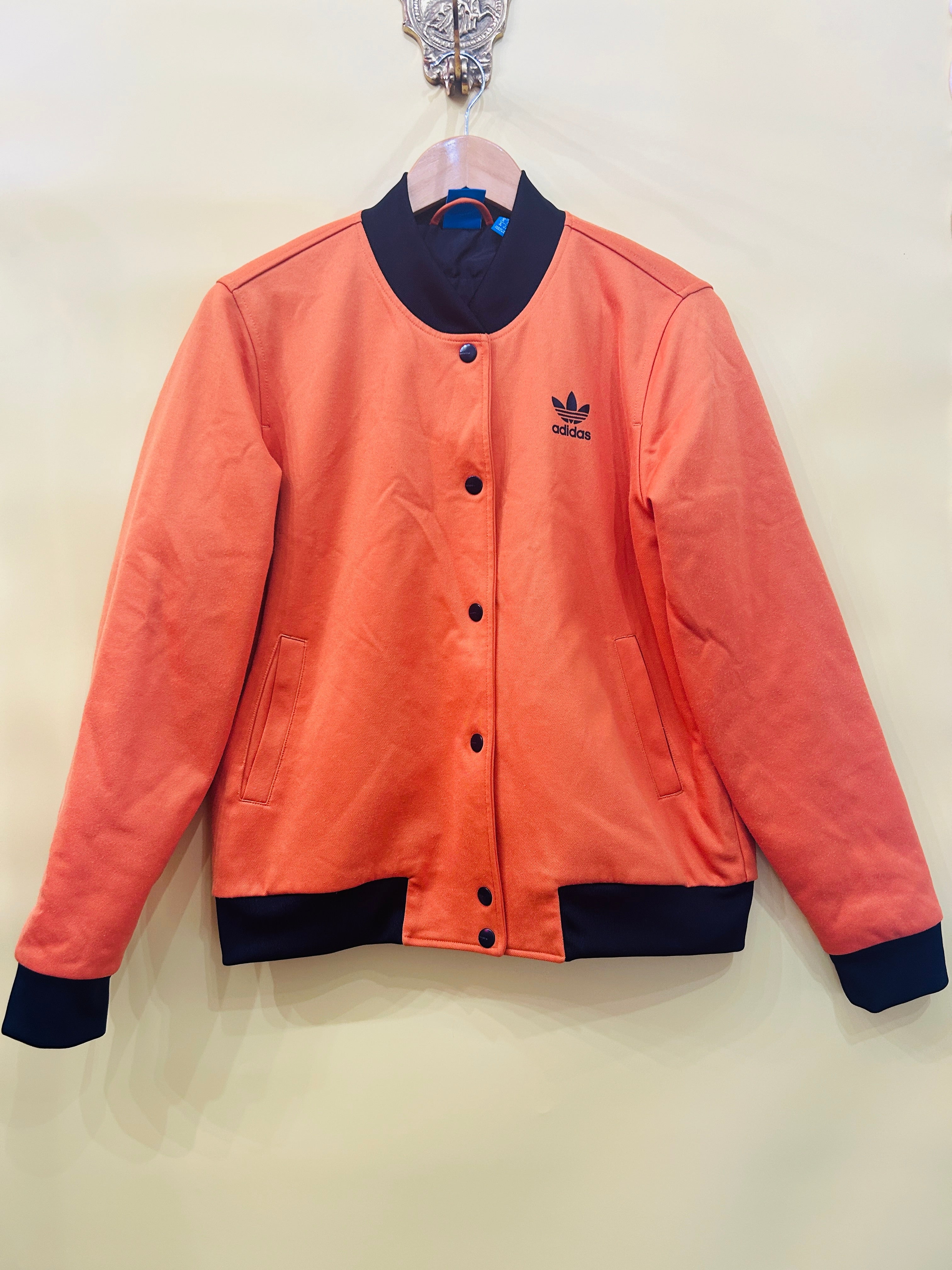 S Adidas original Bomber Jacke Blouson orange