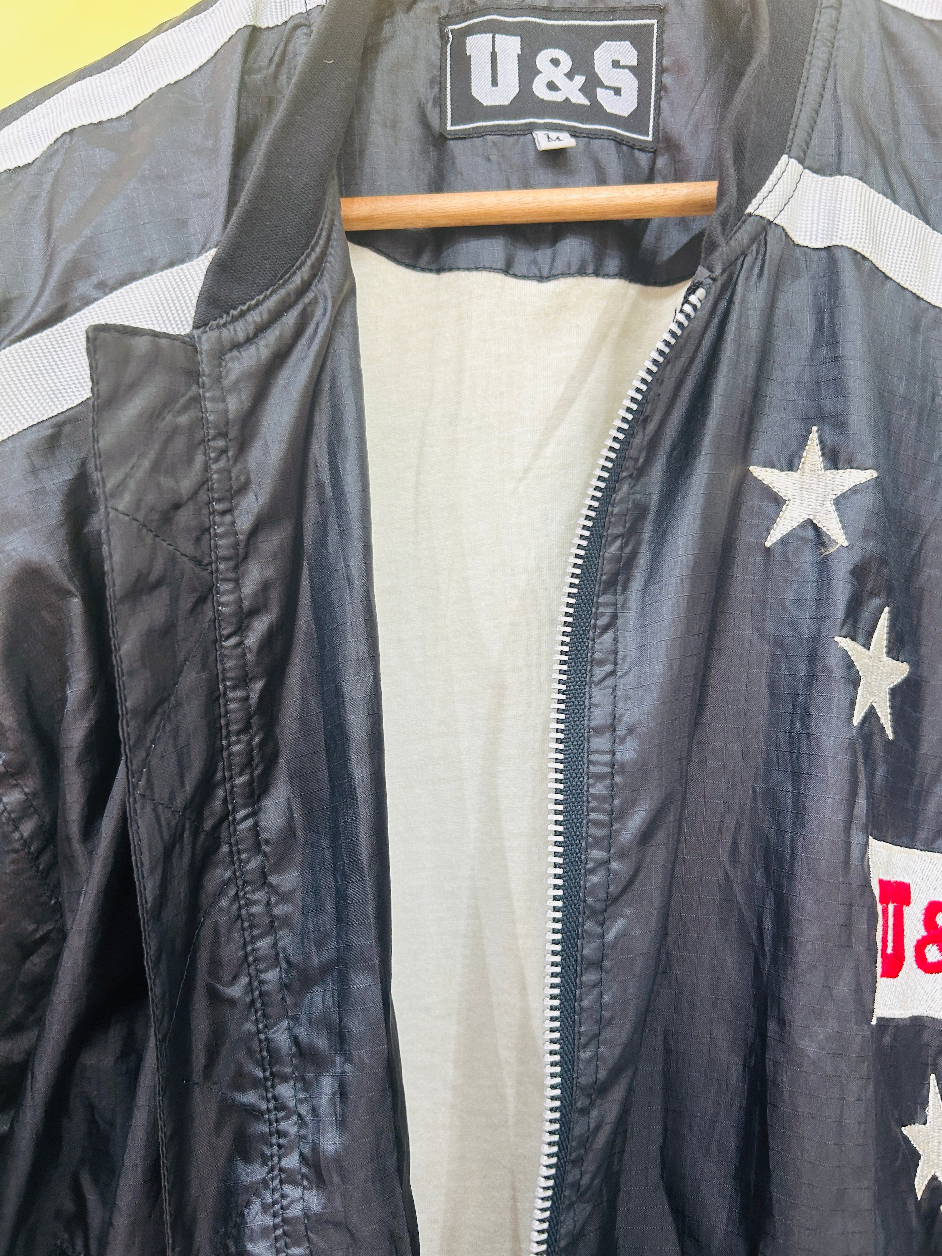 L Vintage U&S Jacke schwarz