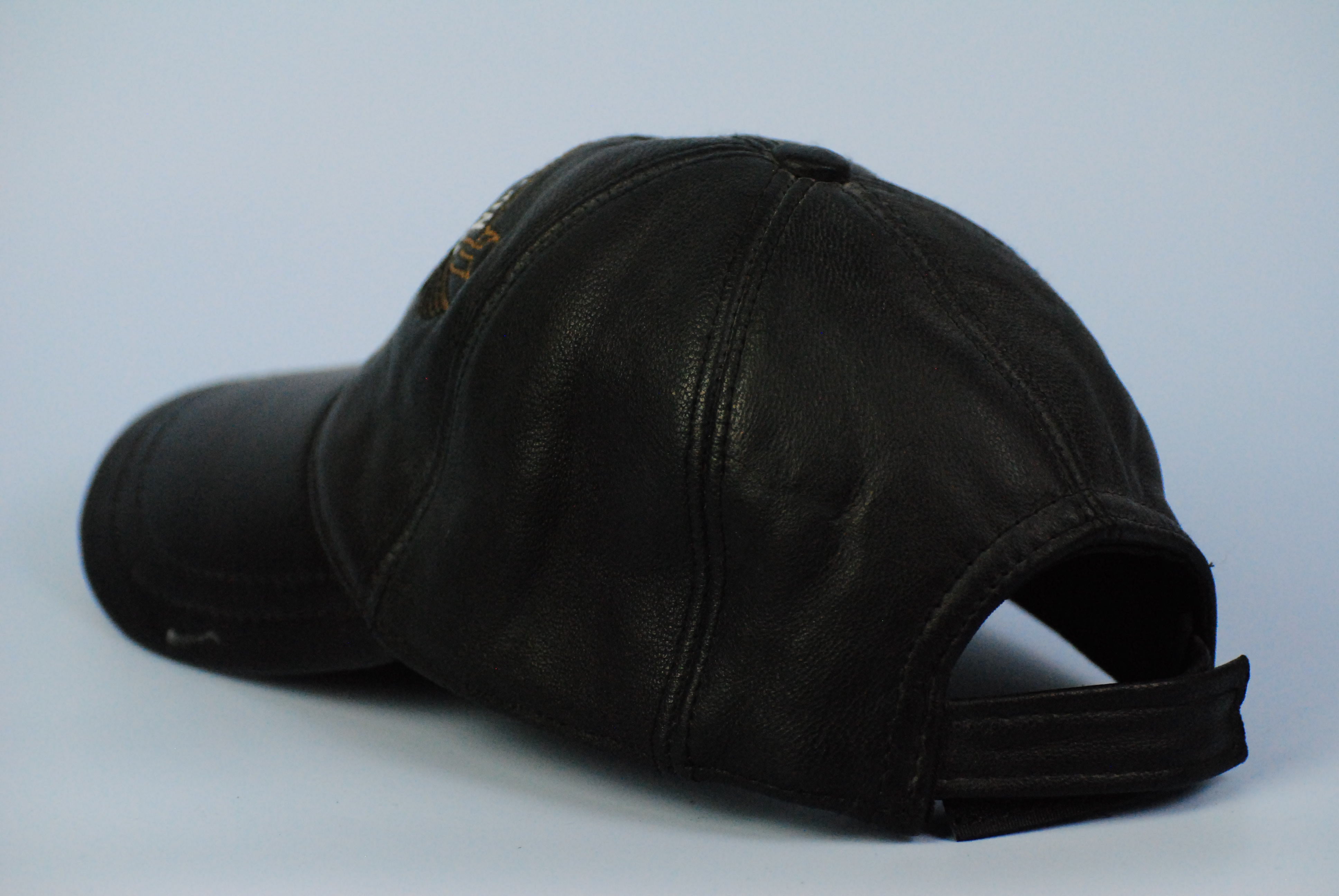 Vintage Harley Davidson Leder Cap