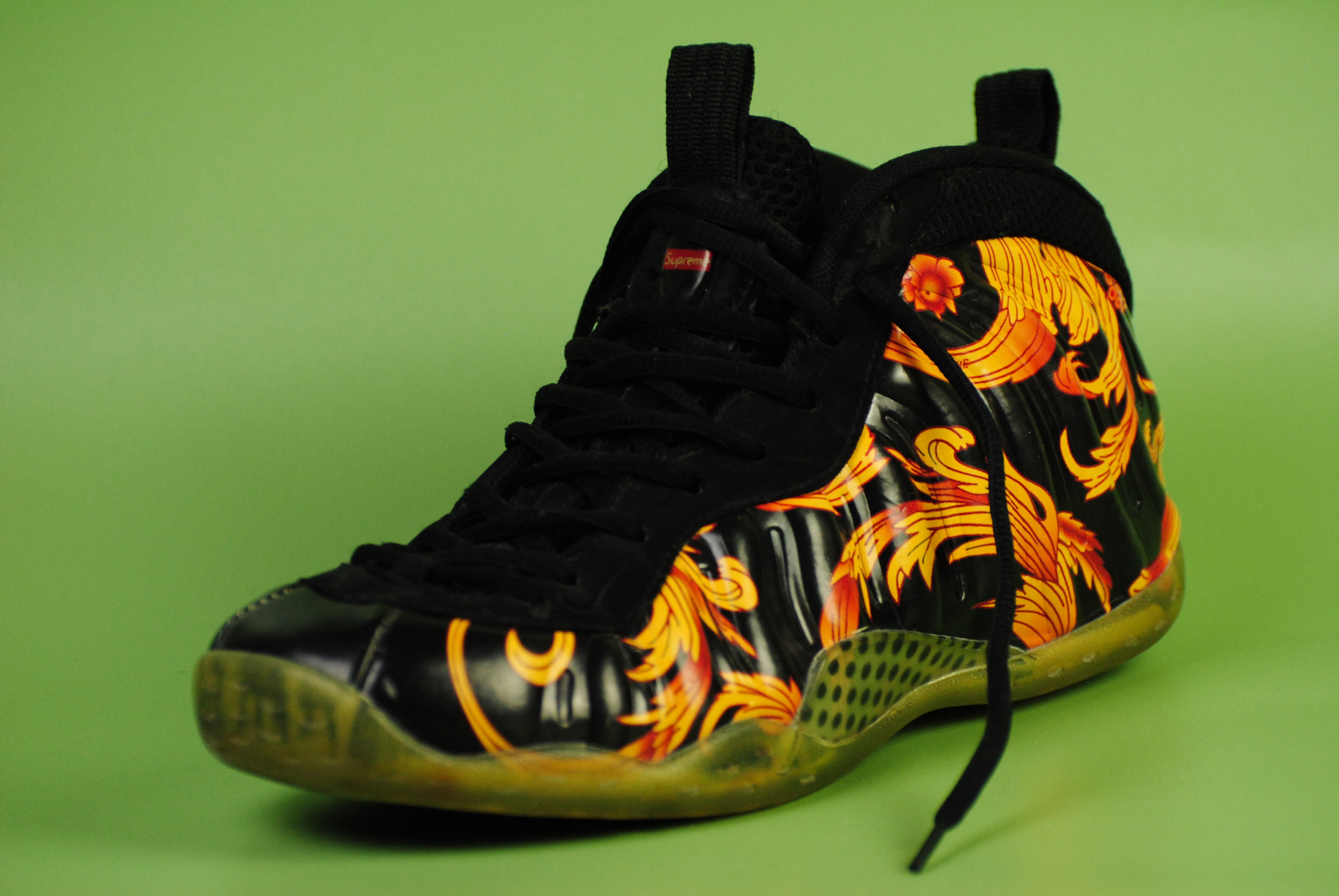 Nike Supreme x Air Foamposite One SP 'Black' 652792-001