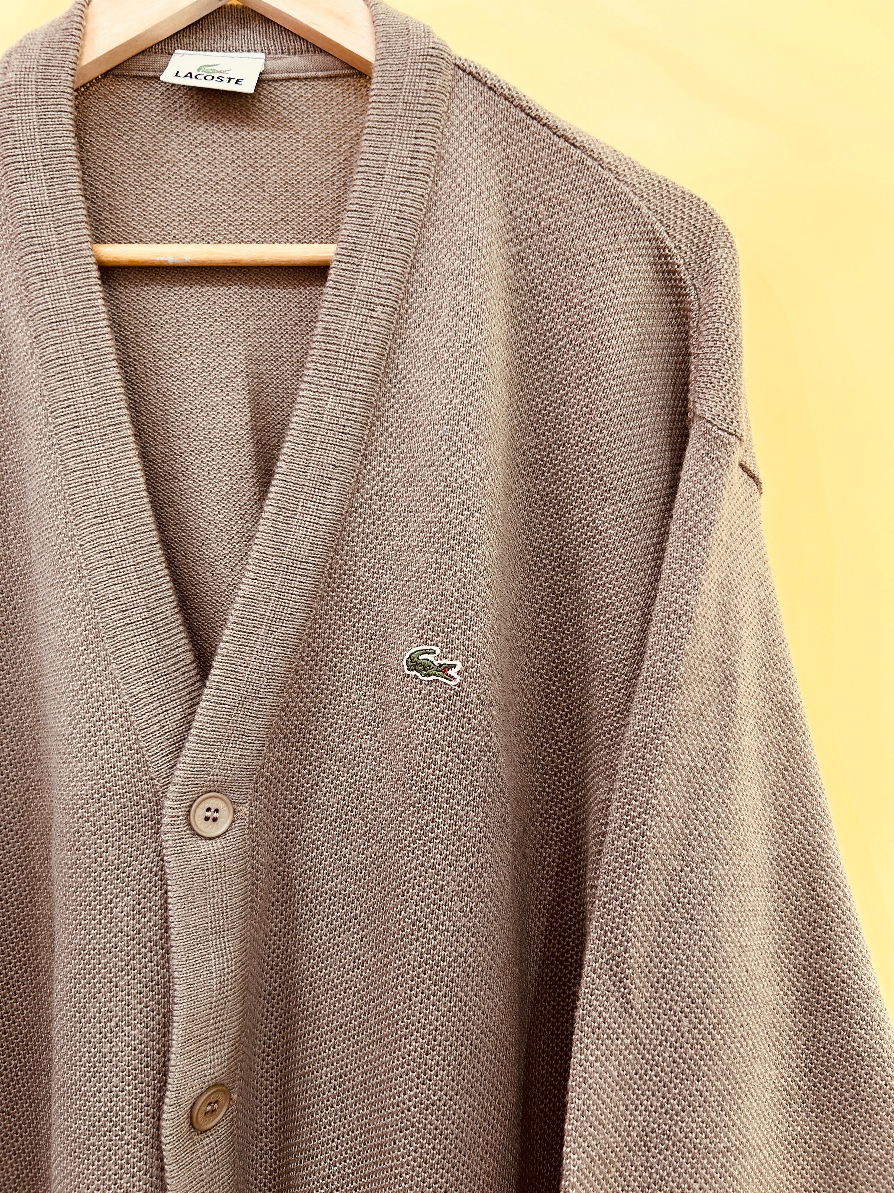L Lacoste Cardigan brown