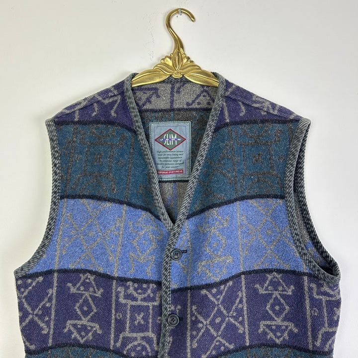 L-XL Weste Navajo Muster