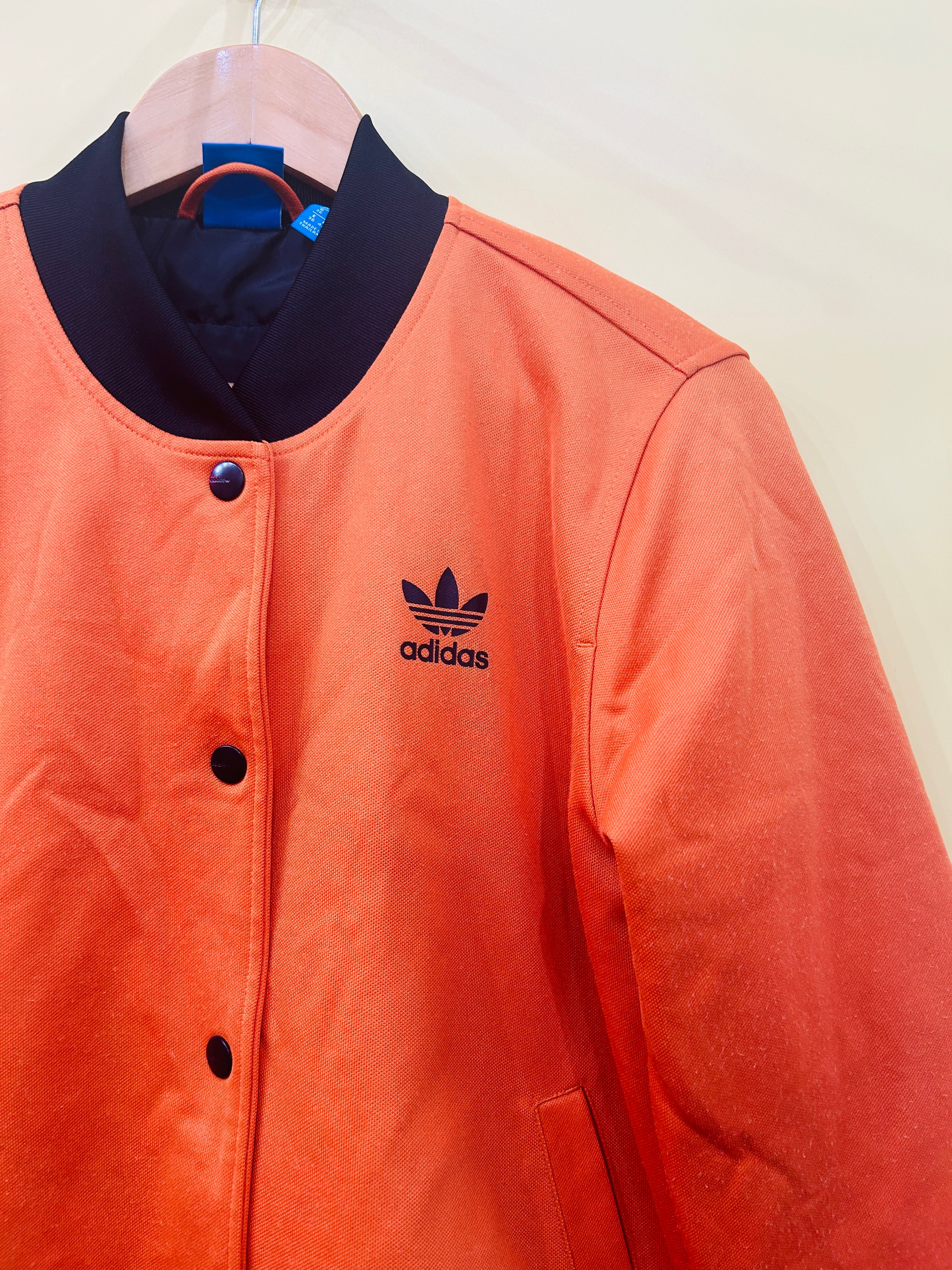 S Adidas original Bomber Jacke Blouson orange