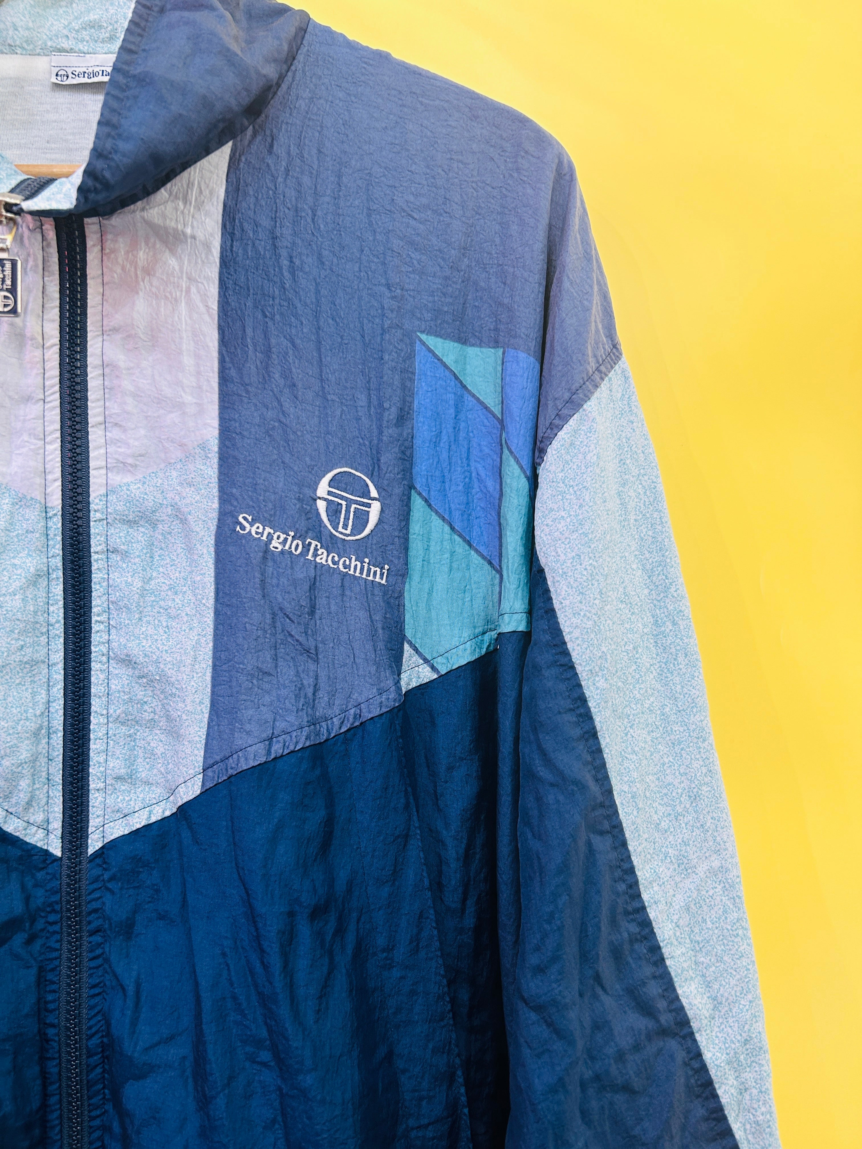 M-L Sergio Tacchini Trackjacket blau