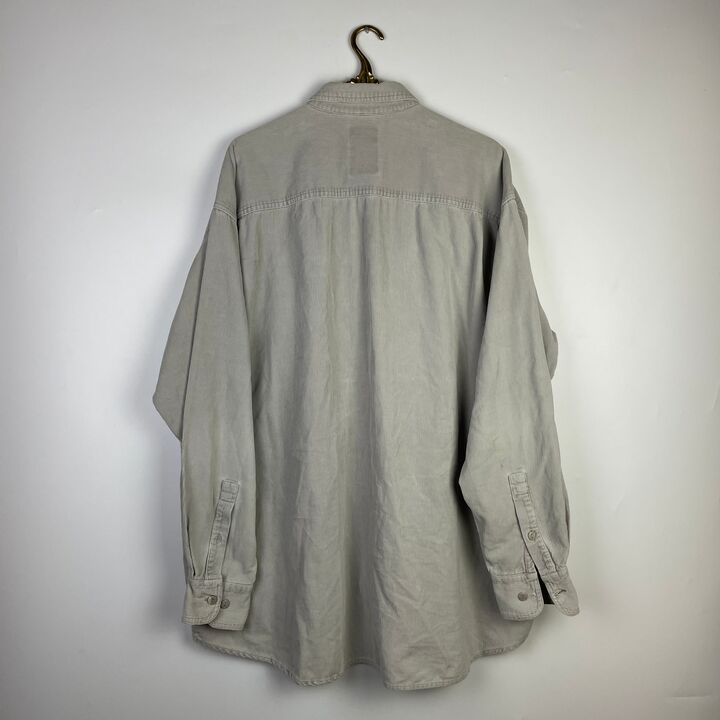 XXL Camel Cord Shirt beige