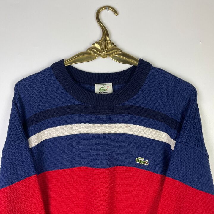 M Lacoste Pulli blau/rot