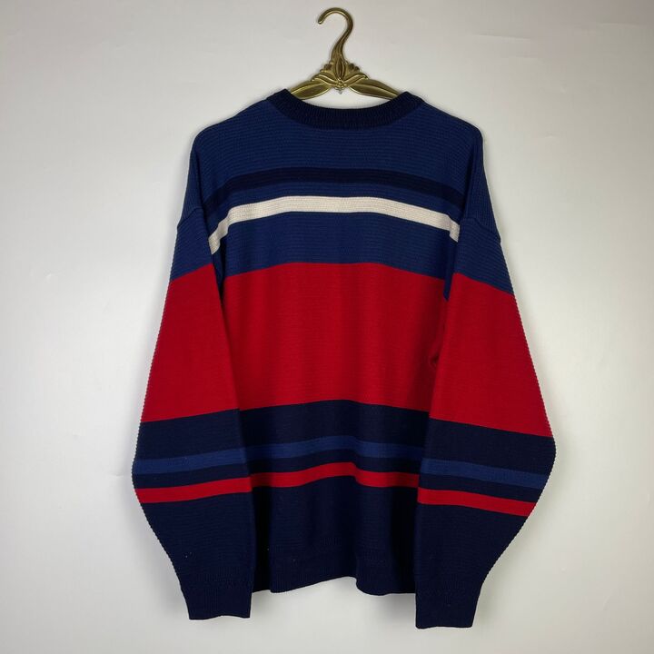 M Lacoste Pulli blau/rot