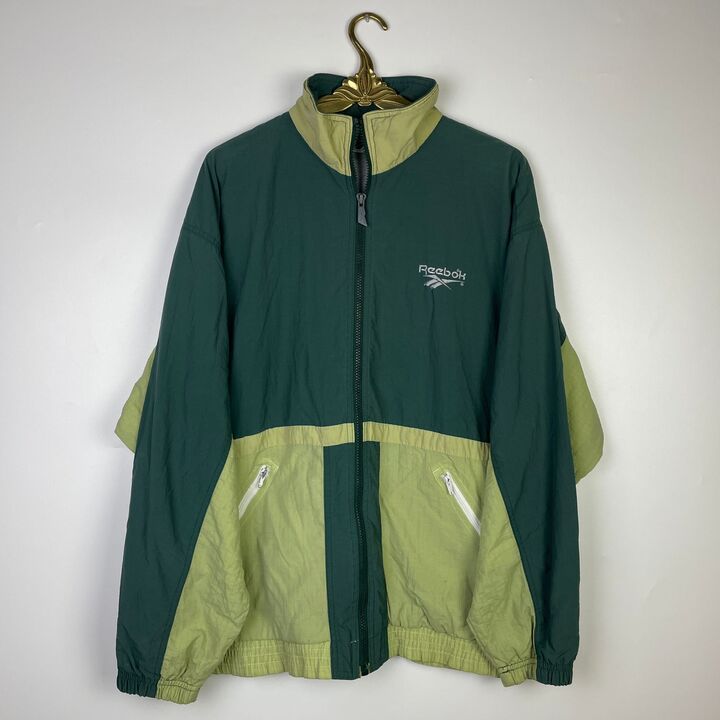 M-L Reebok Jacke grün
