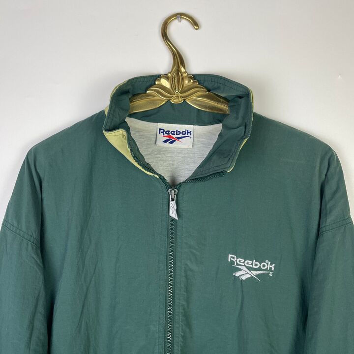 M-L Reebok Jacke grün