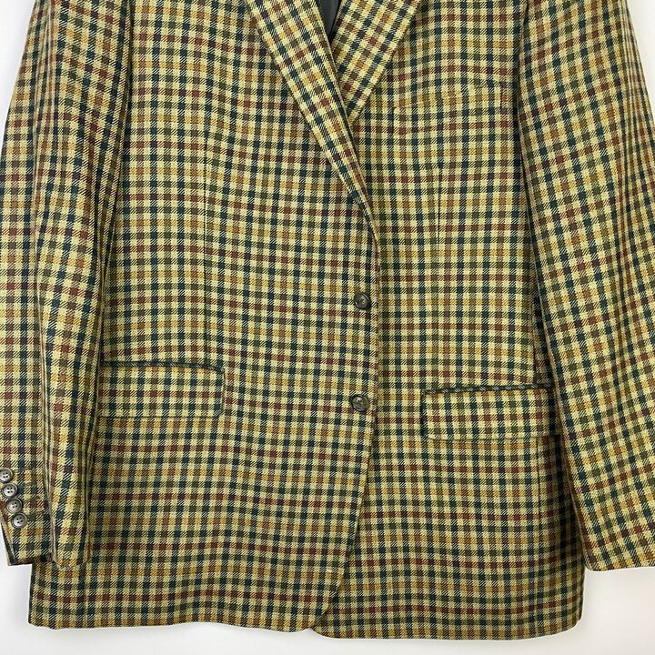 L Burberry Jackett grün kariert