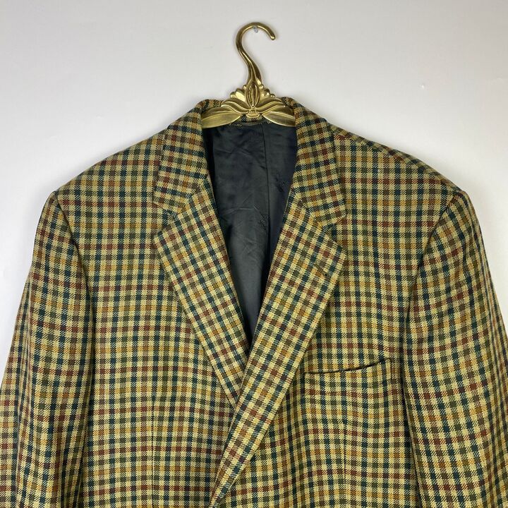 L Burberry Jackett grün kariert
