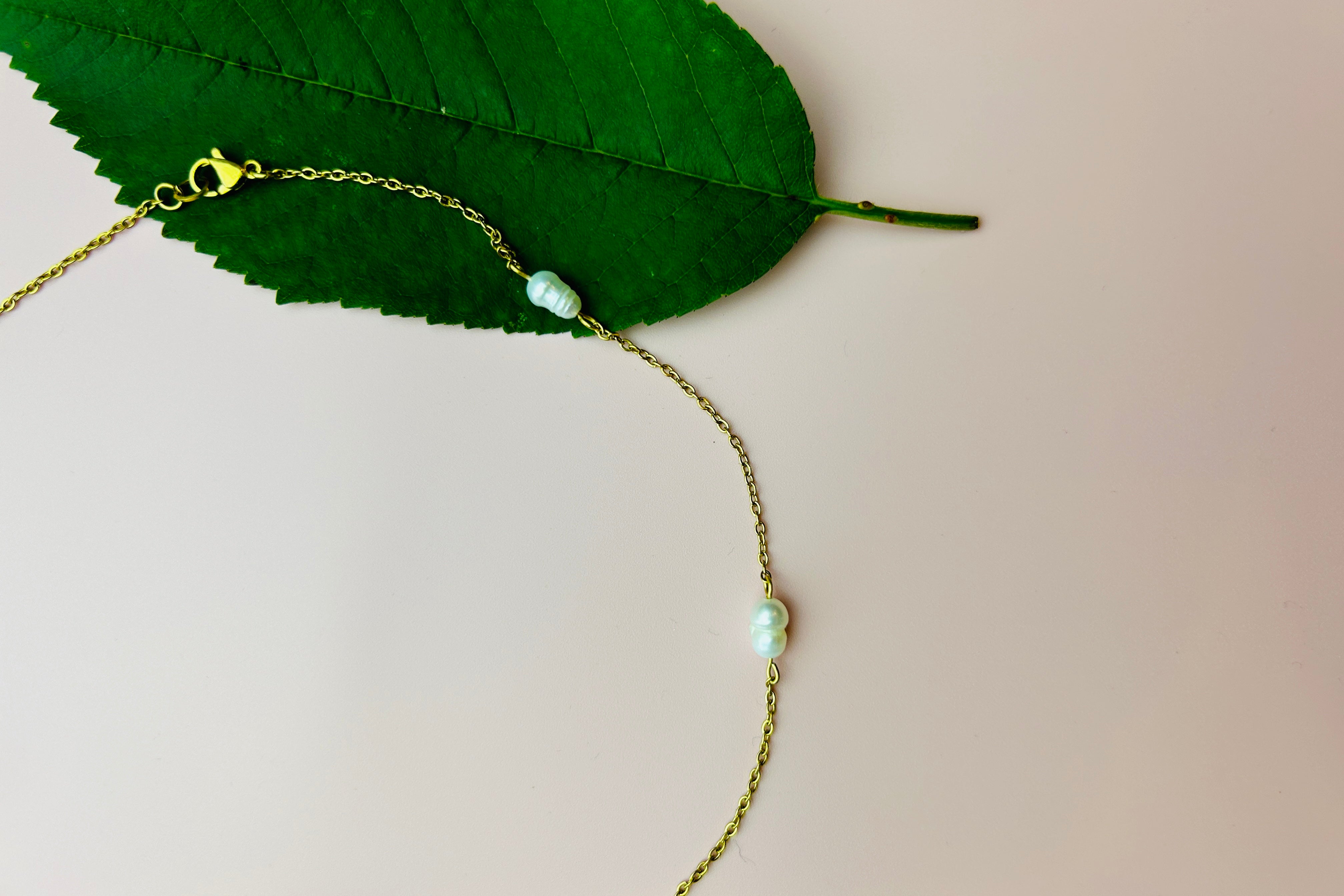 Choker Halskette Süßwasserperlen