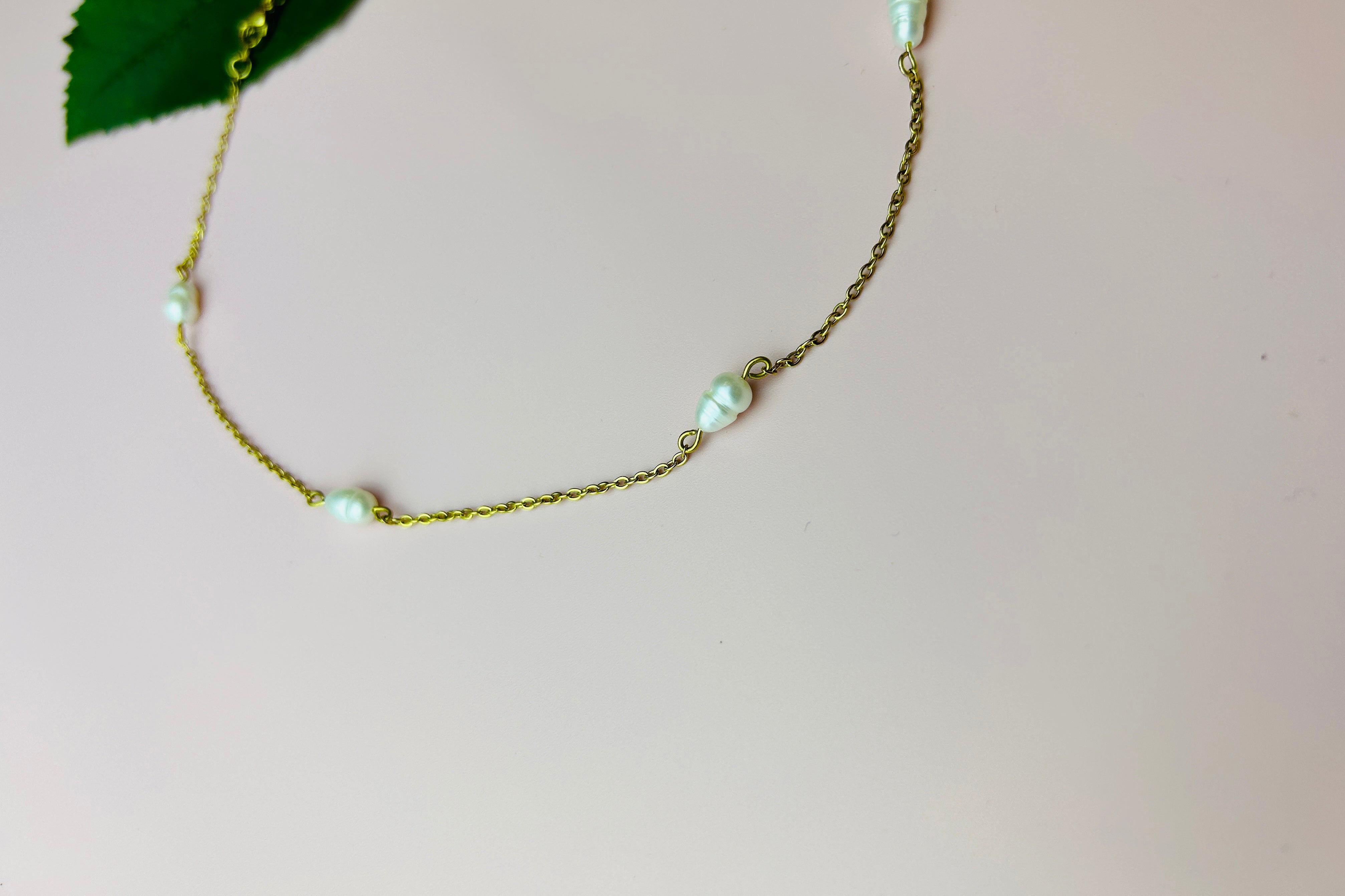 Choker Halskette Süßwasserperlen