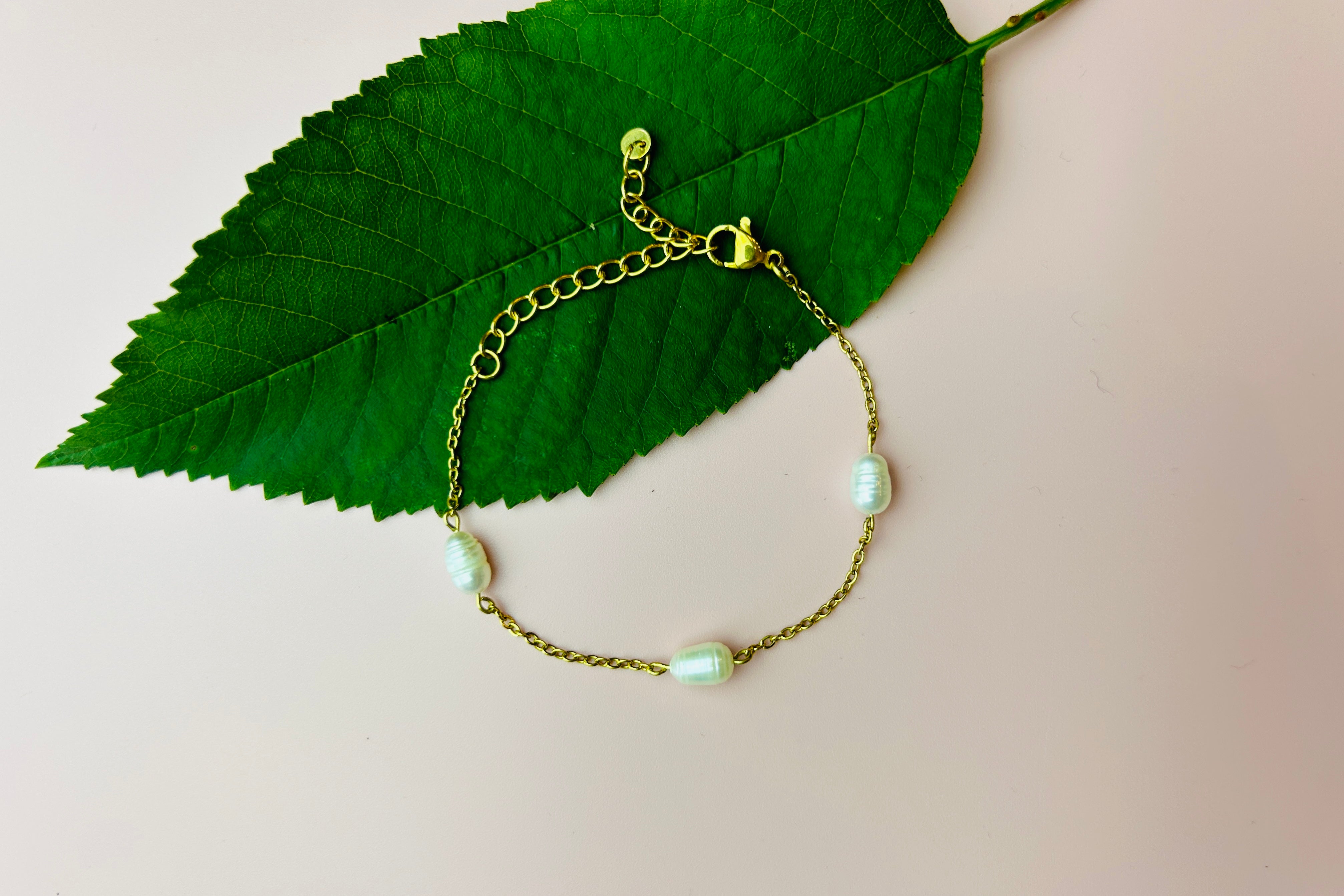 Armband Süßwasserperlen