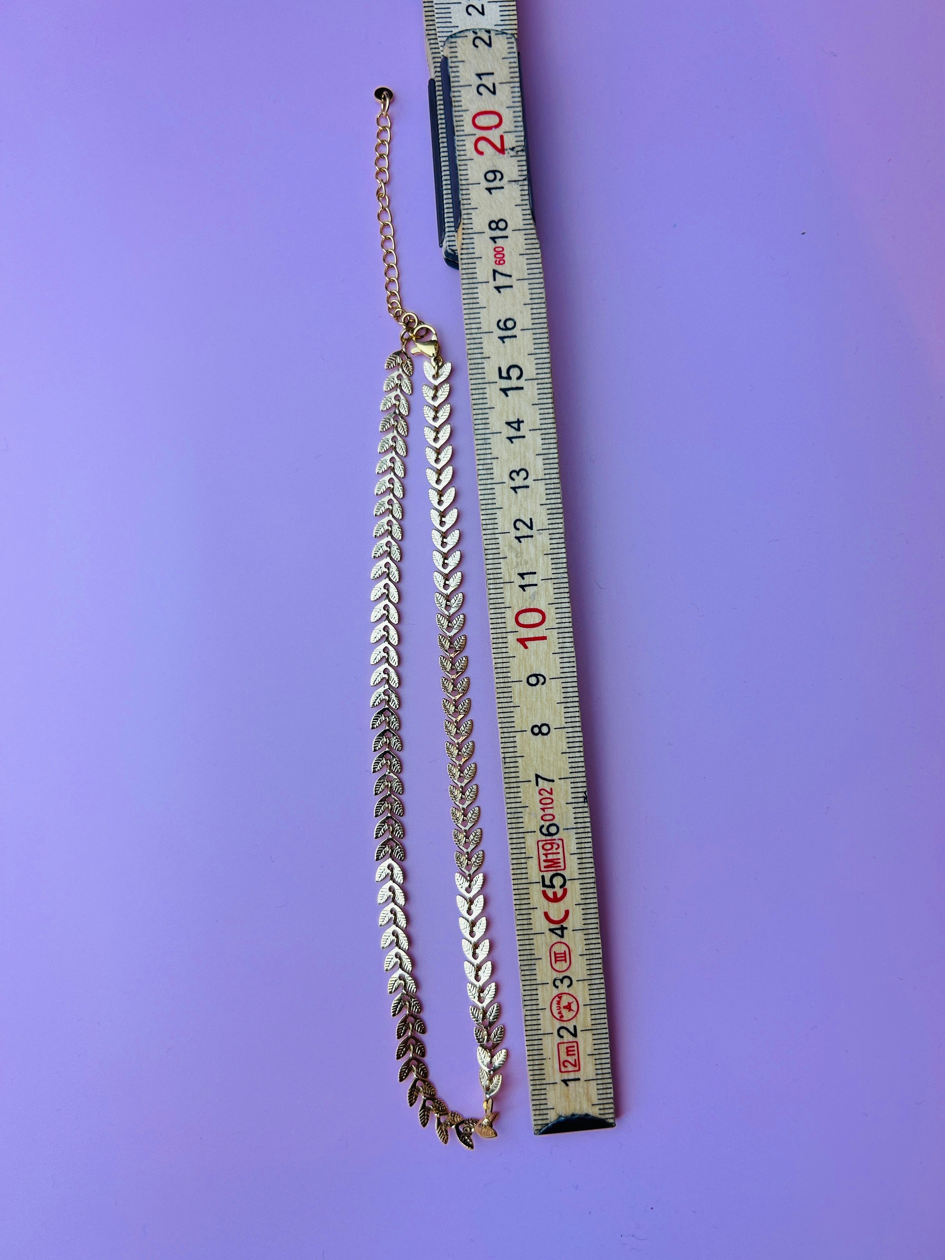 Choker Halskette Blätter