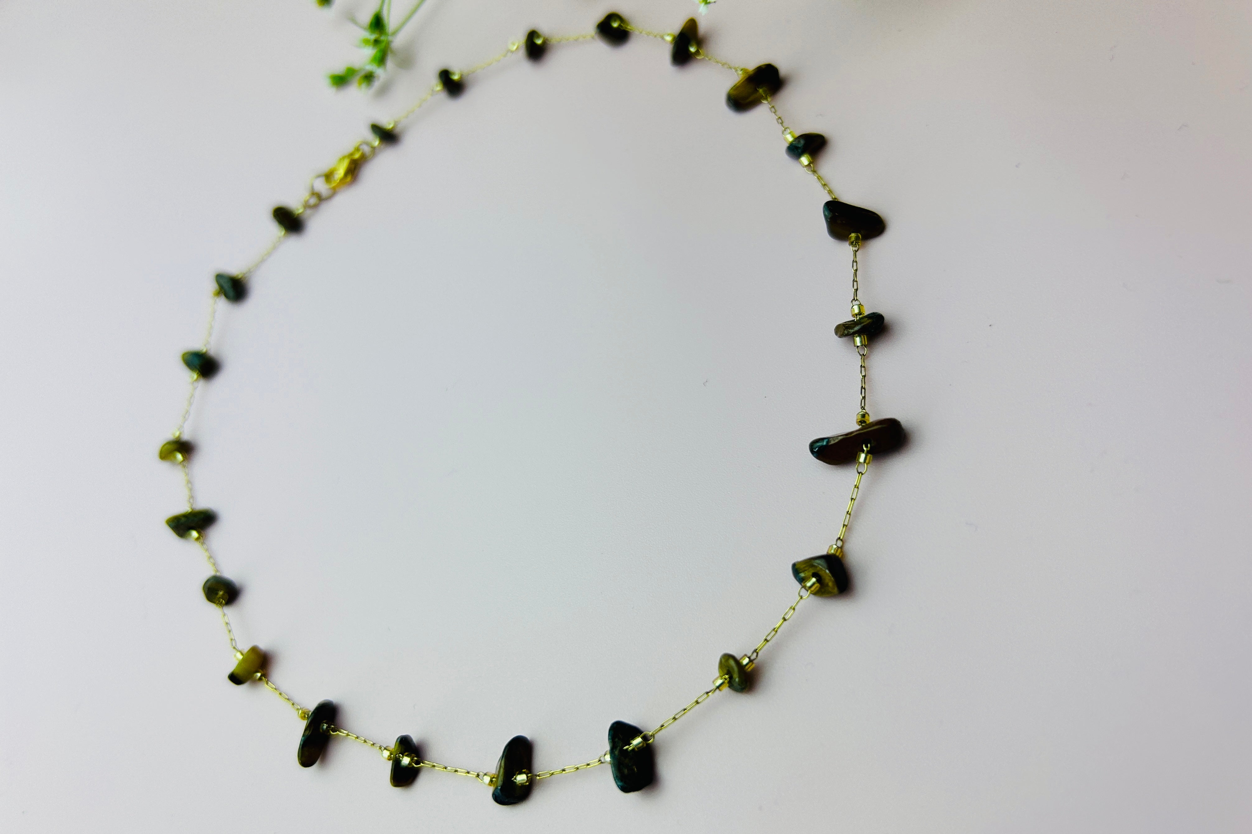 Choker Halskette Tiegerauge
